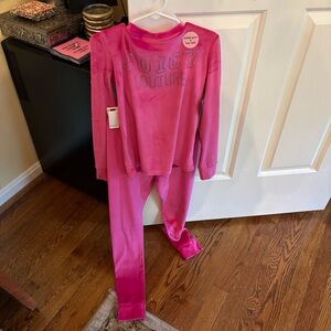 Juicy Couture Kids Fuchsia Pajama Set